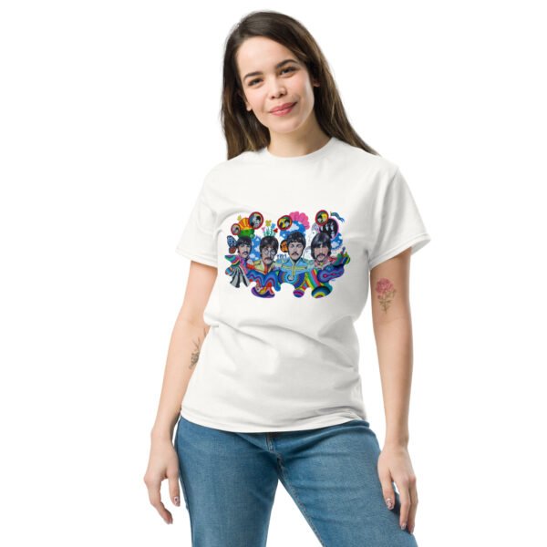 Unisex BEATLES White classic tee