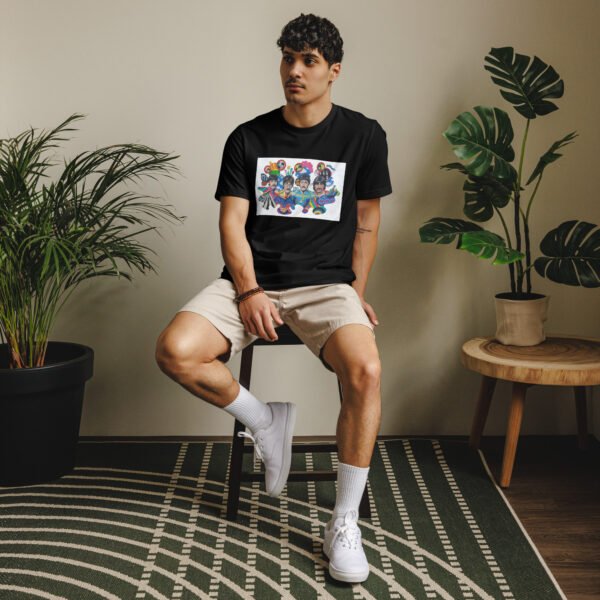 BEATLES Black Unisex t-shirt - Image 2