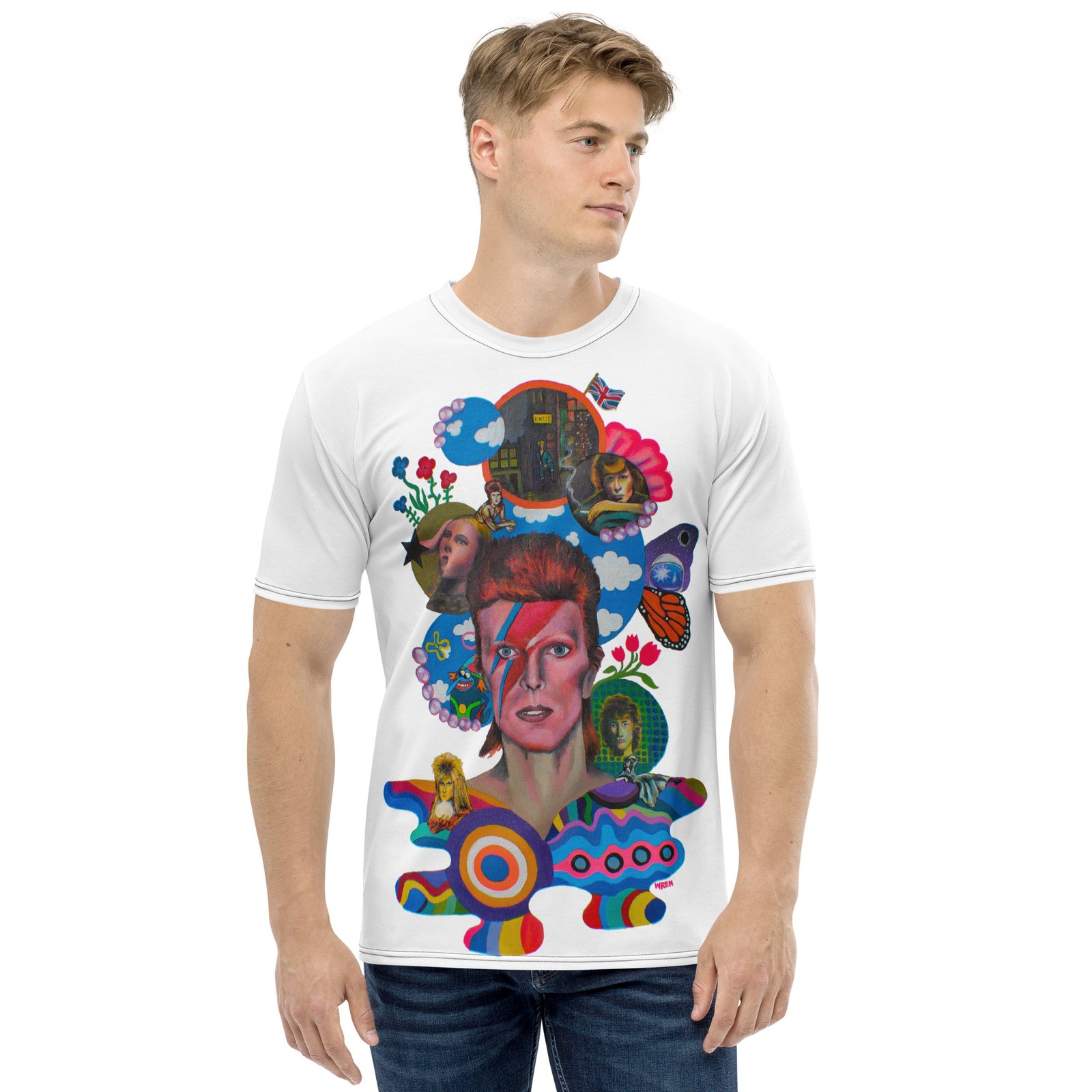 BOWIE Large Print Shirt